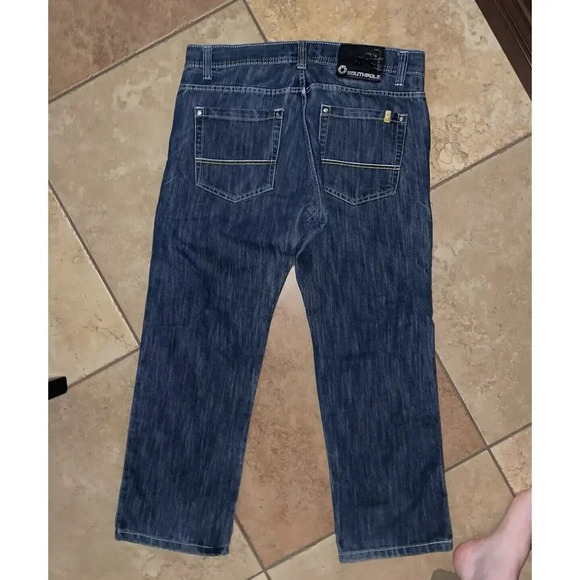 Vintage Y2K Southpole Jeans Baggy Skater Wide Loose Blue Dark Wash 36x30 - Picture 2 of 5